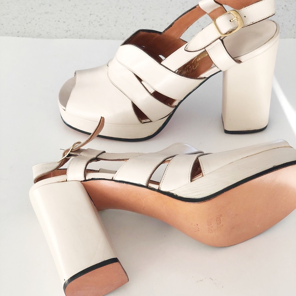 🌟HP🌟Brand New Vintage Disco platform shoes size 6.5